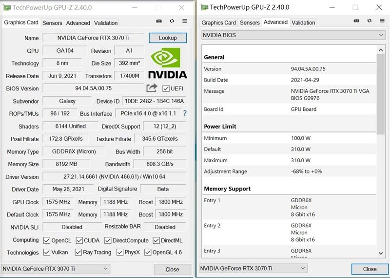 影馳RTX3070Ti黑將OC值得買嗎 影馳RTX3070Ti黑將OC詳細(xì)評測