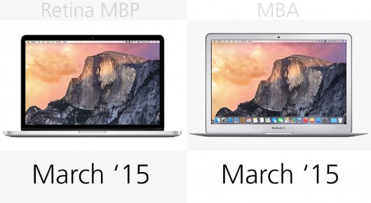 新款Macbook Pro和Macbook Air参数对比