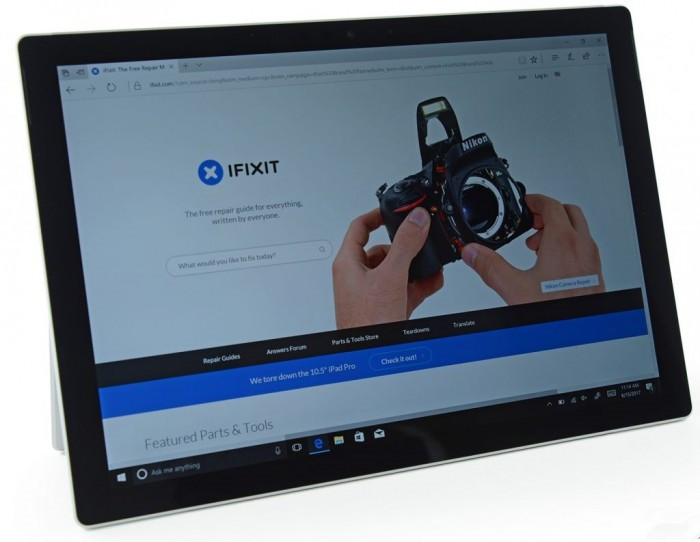 Surface Pro 2017内部做工如何？微软全新Surface Pro iFixit拆解评测