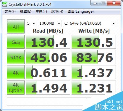 CrystalDiskMark测试硬盘使用? CrystalDiskMark数据查看方法