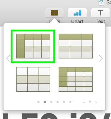 keynote怎么插入表格? keynote表格的使用方法