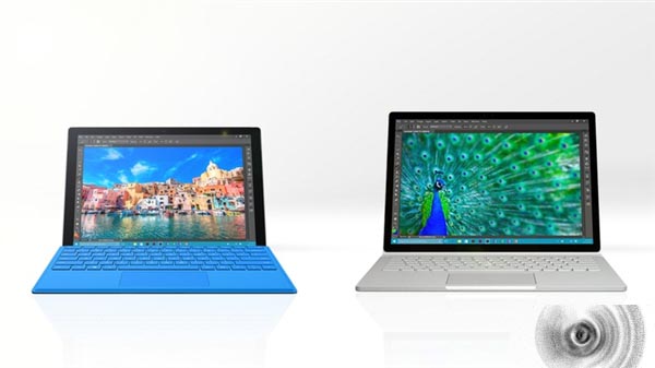 家门对决 Surface Book 和Surface Pro 4图文对比