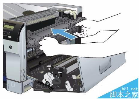 HP CP5225打印機(jī)右擋蓋卡紙該怎么清除?