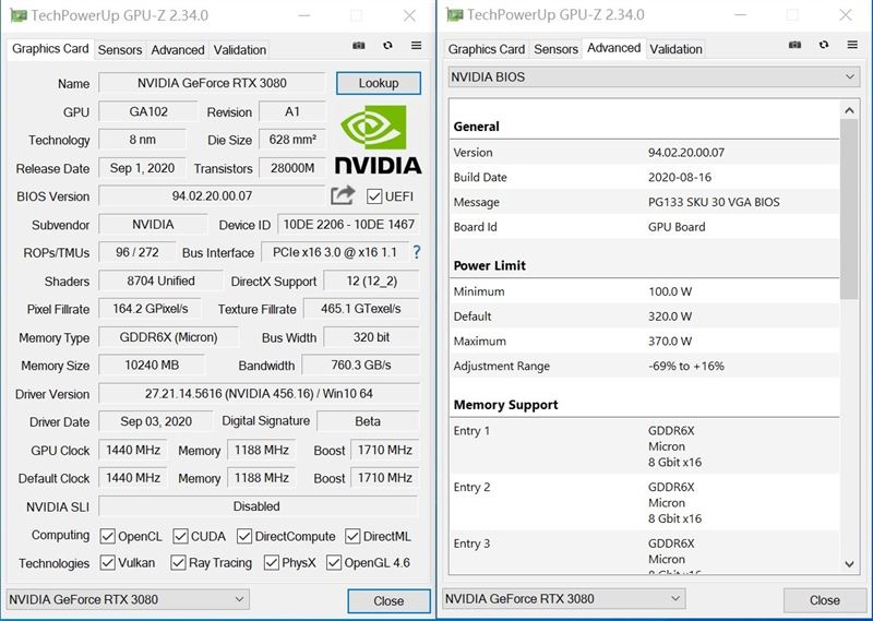 NVIDIA RTX3080值得入手嗎 NVIDIA RTX3080顯卡詳細(xì)評(píng)測(cè)