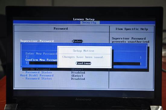 Lenovo SMB 笔记本如何设置BIOS密码(三种不同的设置界面)