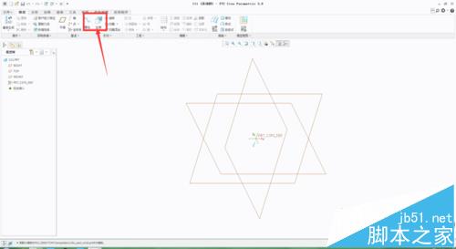 proe5.0/creo3.0绘图软件怎么画拉伸平面?