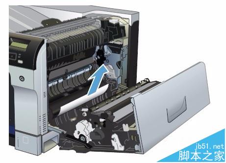 HP CP5225打印機(jī)右擋蓋卡紙?jiān)撛趺辞宄?