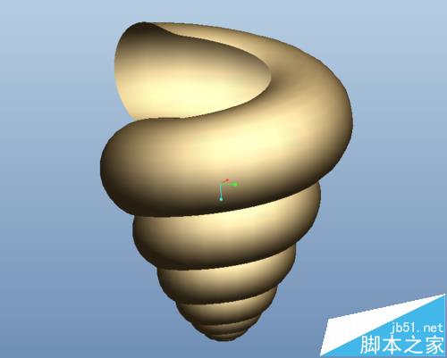 proe怎么绘制一个逼真的田螺模型?