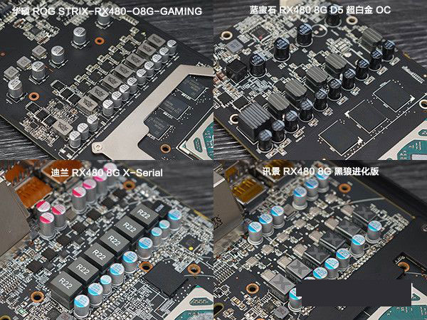 RX480显卡哪款好？市售4款热门非公版RX480显卡对比详解