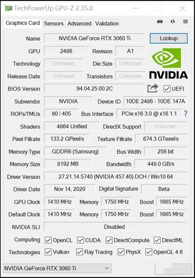 NVIDIA RTX 3060 Ti顯卡怎么樣 NVIDIA RTX 3060 Ti詳細(xì)評測