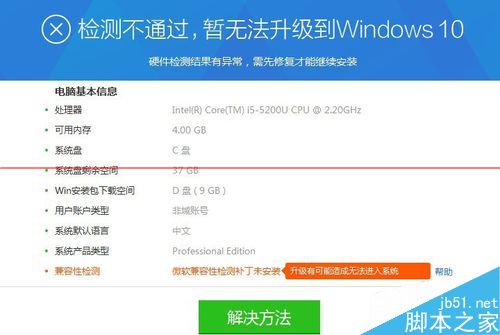 升級win10失敗微軟兼容性檢測未通過該怎么辦？ 安裝KB2952664即可搞定