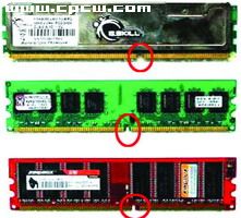內(nèi)存條如何區(qū)分？一代和2代還有3代如何來區(qū)分？