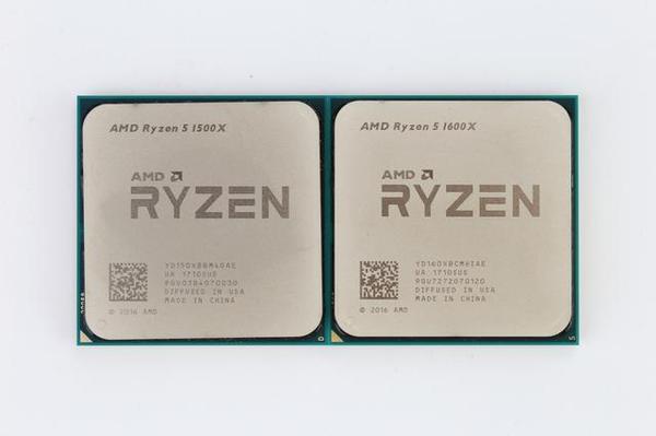 Ryzen5 1500X/1600X哪个好？AMD锐龙5 1500X与1600X处理器开箱对比评测