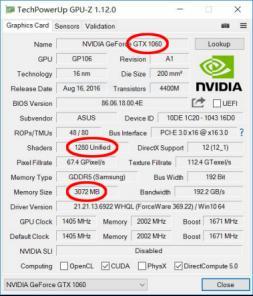 3G/6GB显存GTX 1060对比测试:差距惊人