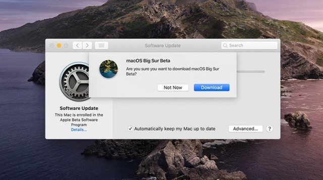 macOS Big Sur 公測版Beta 2升級方法