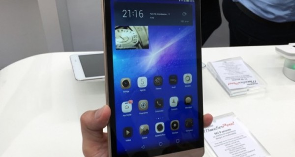 8英寸華為MediaPad M2細(xì)節(jié)曝光 有銀色灰色和金色三色