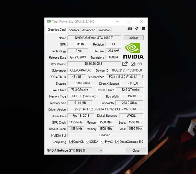 GTX1660Ti顯卡性能好不好 搭載GTX1660Ti神舟戰(zhàn)神Z7-CT7NA詳細(xì)評測