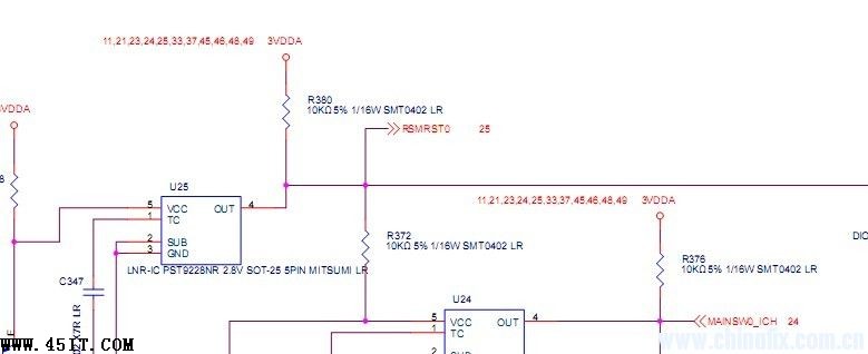 方正R511掉电维修一例