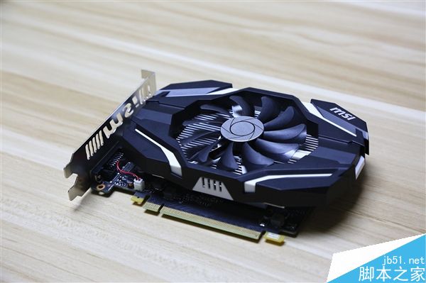 微星GTX 1050 Ti 4G OC超頻版圖賞:采用單風(fēng)扇散熱器