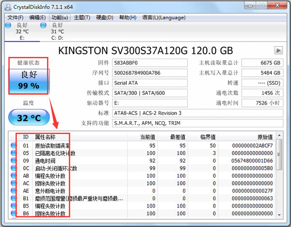 crystaldiskinfo怎么用？CrystalDiskInfo的详细使用图文教程