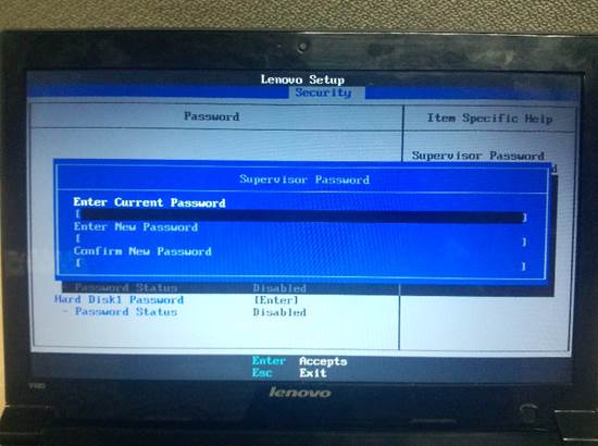Lenovo SMB 笔记本如何设置BIOS密码(三种不同的设置界面)
