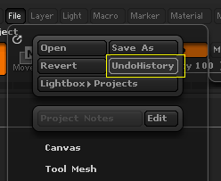 ZBrush保存历史记录太多导致文件很大该怎么办?