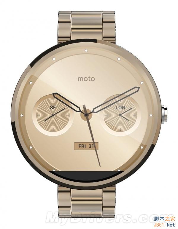 moto 360土豪金上架摩托官网　售价329.99美元