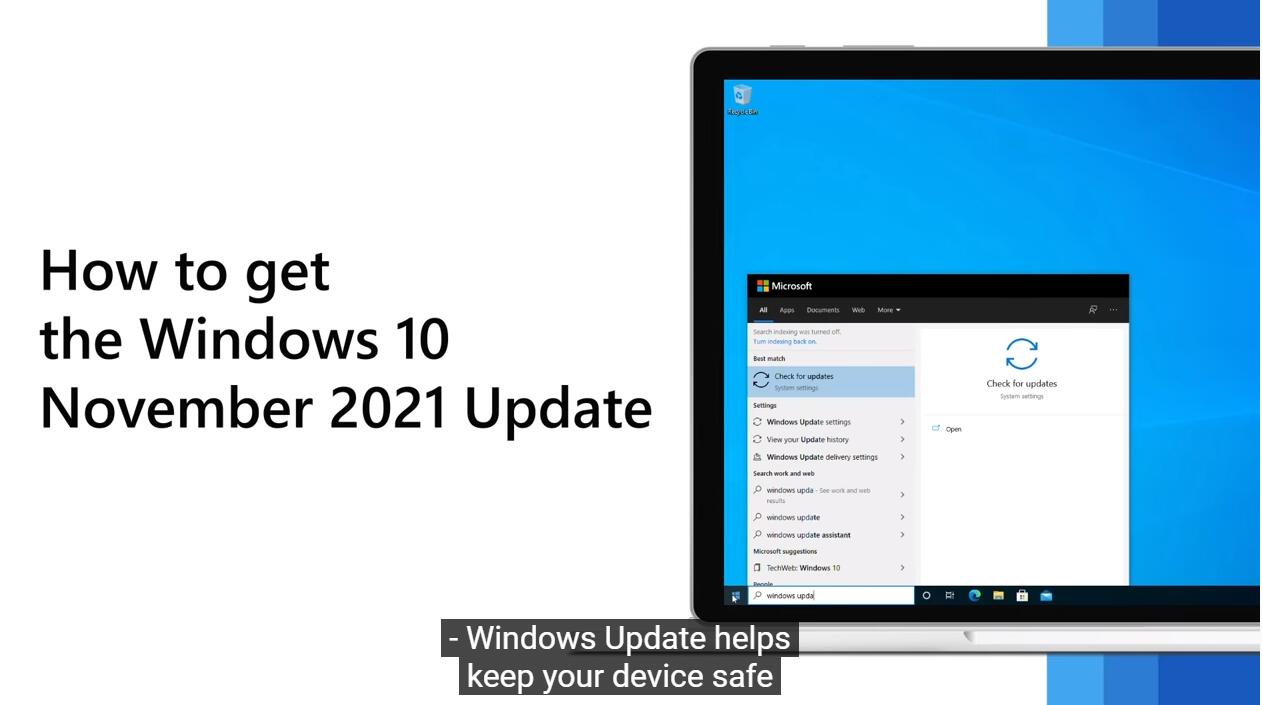 微軟正式發(fā)布Windows 10 版本 21H2，不強(qiáng)制用戶更新Windows11