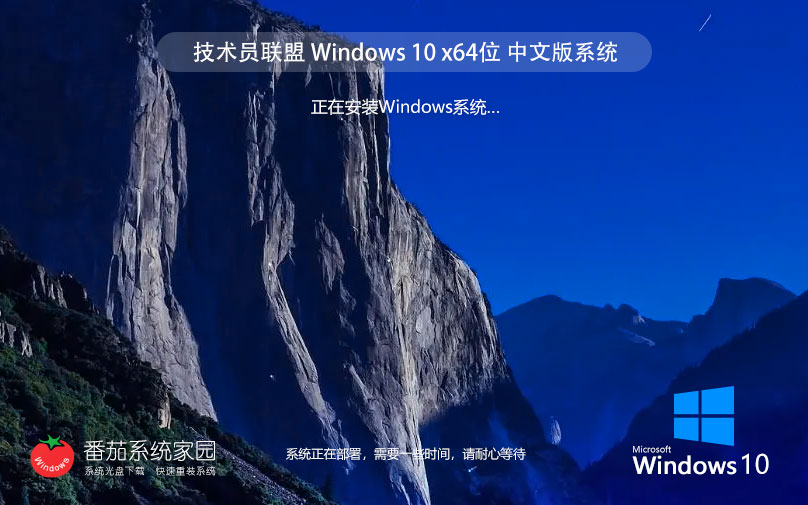 技術員聯盟x64位旗艦版 win10萬能版下載 筆記本專用ghost系統 ISO鏡像下載