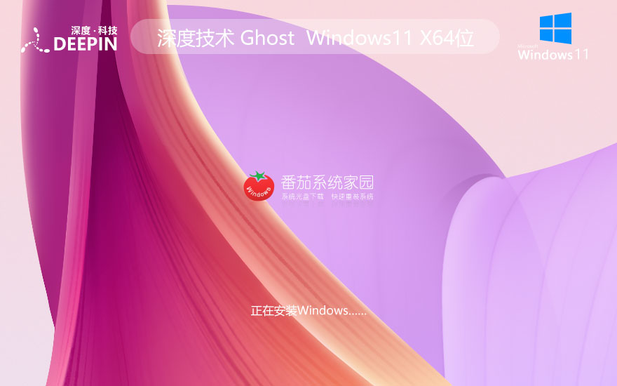 Windows11最新家庭版下載 深度技術(shù)x64位 大神裝機版 GHOST鏡像下載