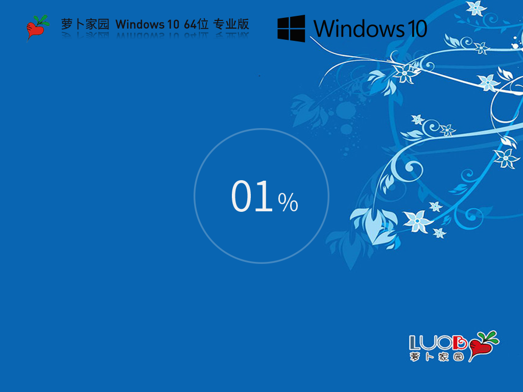 【品牌專屬】蘿卜家園 Windows10 64位 專業(yè)裝機(jī)版