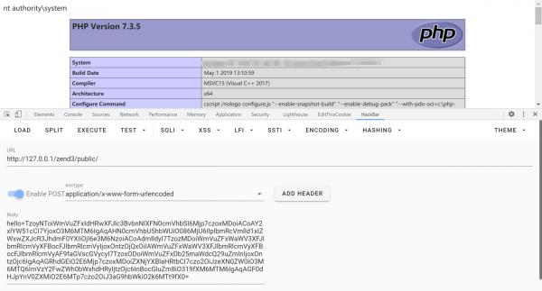 Zend Framework远程执行代码漏洞