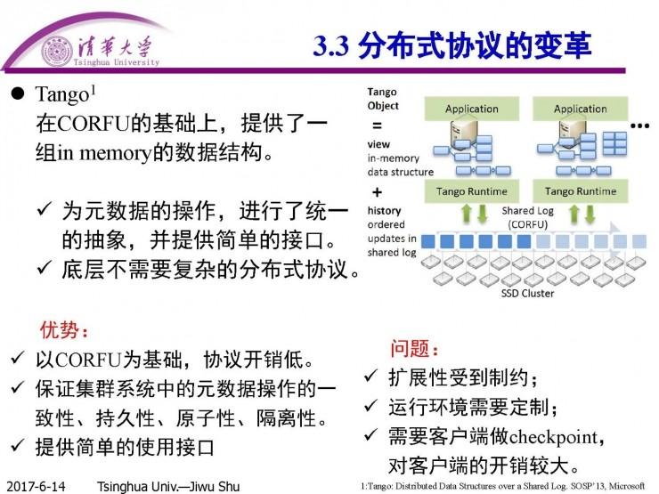 清华计算机系舒继武 CCF-ADL 讲习班上篇：闪存存储系统的软件层优化