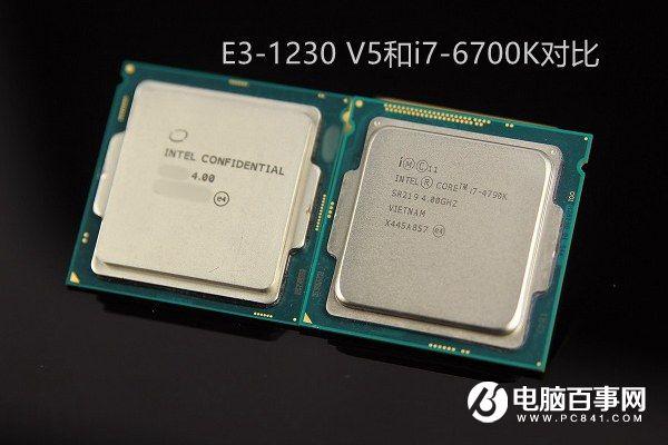 E3-1230v5和i7-6700K哪個好？i7-6700K與E3-1230V5對比評測