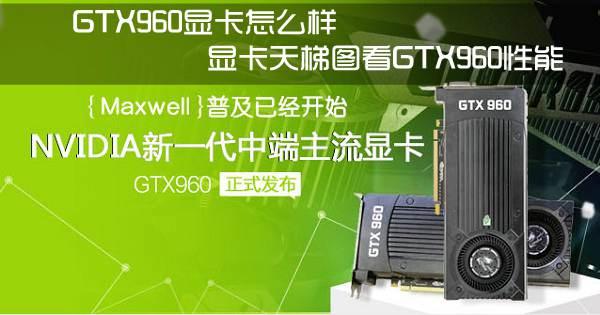 GTX960顯卡怎么樣 顯卡天梯圖看GTX960性能