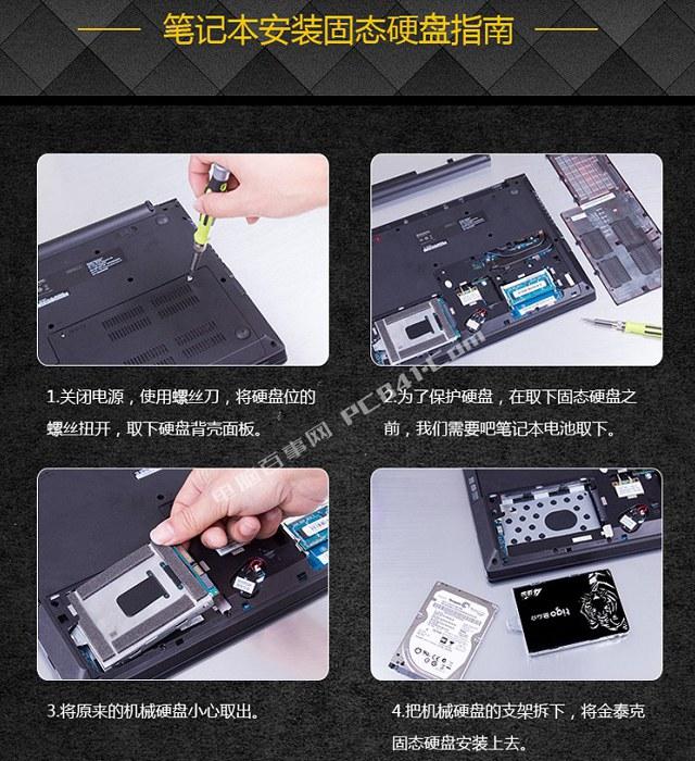 Sata3固態(tài)硬盤怎么安裝臺式機與筆記本安裝SSD步驟圖解