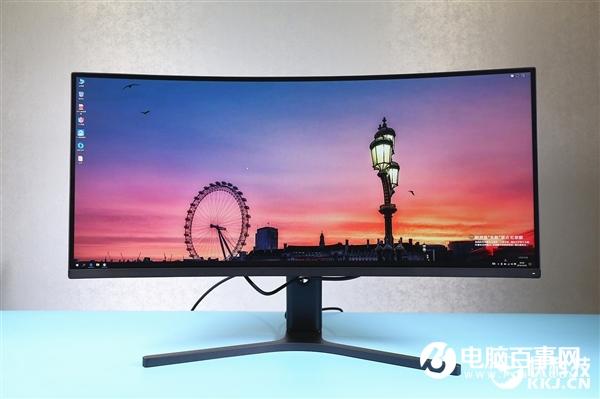 144Hz 2K帶魚屏！小米曲面顯示器34英寸圖賞