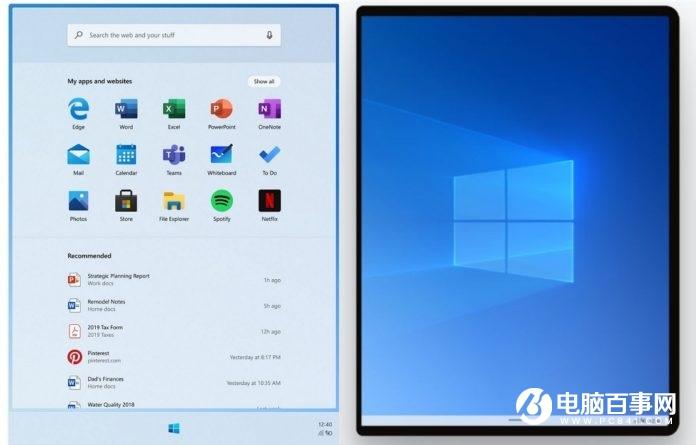 官方文檔顯示W(wǎng)in32和PWA應用將可在微軟Windows 10X上共存