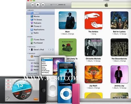 iTunes可以實(shí)現(xiàn)將電腦中的視頻音樂或圖片輕松同步到移動(dòng)設(shè)備