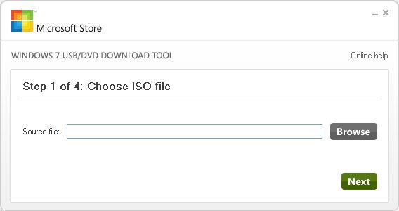 快速制作win7 U盤啟動(dòng)盤(Windows 7 USB DVD Tool)