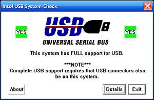 USB口檢測修復工具Intel USB System Check