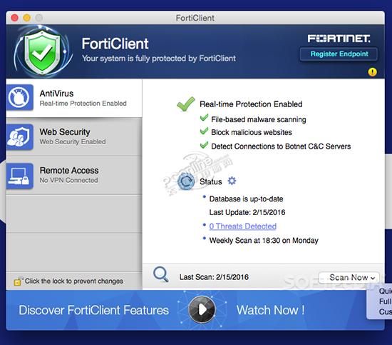FortiClient Mac版