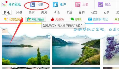 搜狗壁紙怎么自動換自己喜歡的