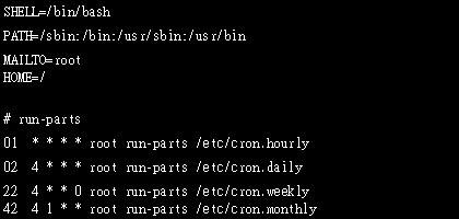 Linux下的crontab定時執(zhí)行任務命令詳解