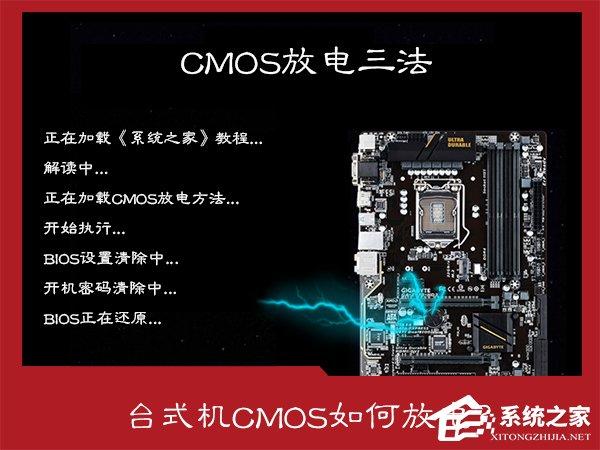 CMOS放電有什么作用？臺式機(jī)CMOS放電三種方法圖解