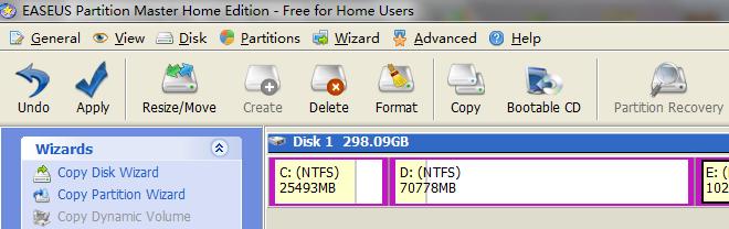 易我分区大师（EASEUS Partition Master Home家庭版版）怎么使用？