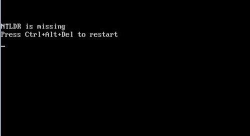 U盤重裝系統(tǒng)開(kāi)機(jī)顯示ntldr is missing怎么解決？